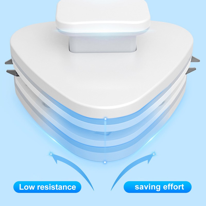 Double Sided Glass Cleaner Time Saving Versatile Triangle Shape Magnetic