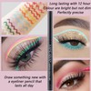 Coloured Eyeliner Liquid Eyeliner Set, 3 Colours Matte Eyeliner Pencil,