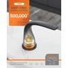 TIORIY Black Kitchen Faucet 3 Hole with Pull Down Sprayer,