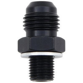 Fragola 491961-BL Black Size (-6) x 10mm x 1.0 Weber Male Adapter Fitting