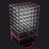 MOOCA Acrylic Rotating Makeup Organizer Desktop Cosmetics Storage Tower Makeup