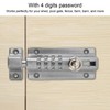 Combination Locking Bolt Safe Password Durable Rust Resistant Coating 4