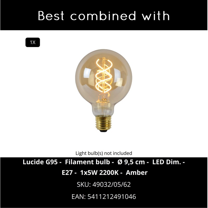 Lucide Wolfram - Flush Ceiling Light - 30 cm -