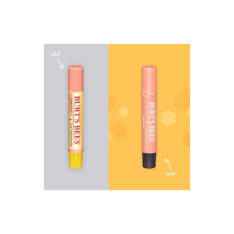 Burt's Bees - Brillo de labios hidratante 100% natural