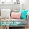 MIULEE 3D Decorative Spring Romantic Stereo Chiffon Rose Flower Pillow