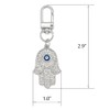 Jasimkiss Evil Eye Keychains Hamsa Hand keychains Protection Charm Car