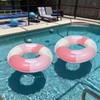 Swimming Pool Tubes-2PCS Inflatable Pool Floats for Adult Swim Ring