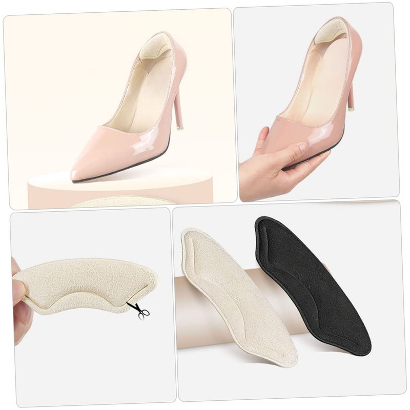 Healeved 5sets High-heels Liner Cushions Inserts Heel Grips Anti-wear Stickers