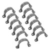 Jiozermi 12 Pcs Grey 1 1/2 Inch PVC Pipe Straps