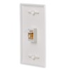 Coaxial Wall Plate, Conshine F-Connector Keystone Jack for TV Coax