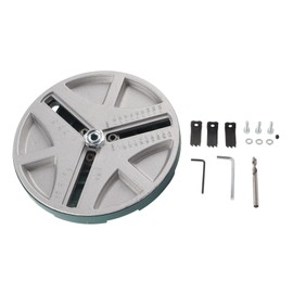 Adjustable Punching Saw Round Hole Opener Tools with Positioning Bit and 3 Tooth Blades