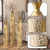 Udorich Elegant Metal Decorative Vases Set for Home Decoration, Centerpieces