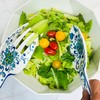 UPware 2-Piece 10.75 Inch Melamine Salad Server Serving Utensil Set