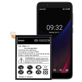 Long Lifespan 2500mAh 3.8V Internal Rechargeable Battery Compatible with Alcatel Zip A577VL Straight Talk/Tracfone/Total Wireless