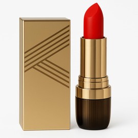 Matte Lipstick, Waterproof, Long-Lasting, Light Texture and Intensely Pigmented (#2 - Tomato Red)