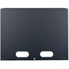 Lowell FS18-14 FS Series Hinged Wall Shelf, Black; 18"W x