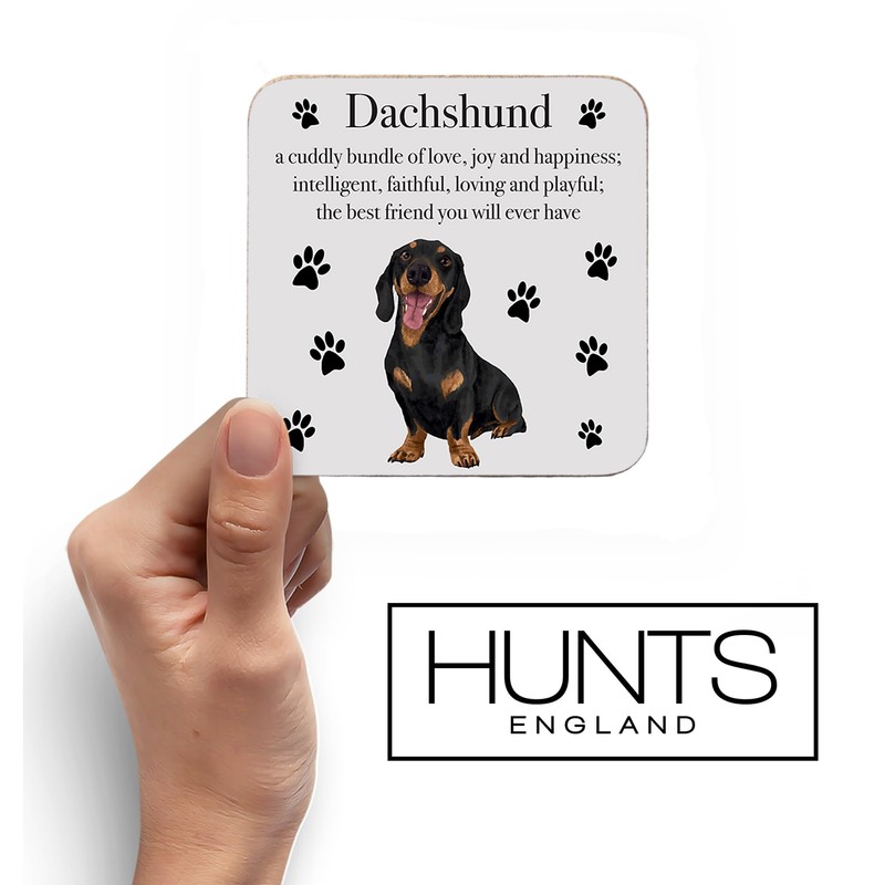 Dachshund Drinks Coaster - Dachshund Gift For Men, Women -
