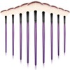 9 Pieces Facial Brushes Fan Mask Brushes, Soft Facial Applicator