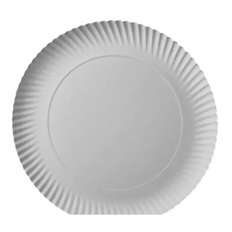 Marba 100 Pz Plato Cartón #6 , Pastel Biodegradable, Eco