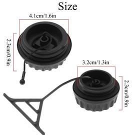 MS660 Fuel Cap+MS660 Oil Cap, Chainsaw Oil and Fuel Cap Replacement Kit, Reliable Tank Cover Caps, Generic Oil Cap/Fuel Cap for STIHL
