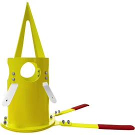 Big Bag Dispenser Bulk Bag Unloader, Dischargers for Farms Construction Industry(Yellow)