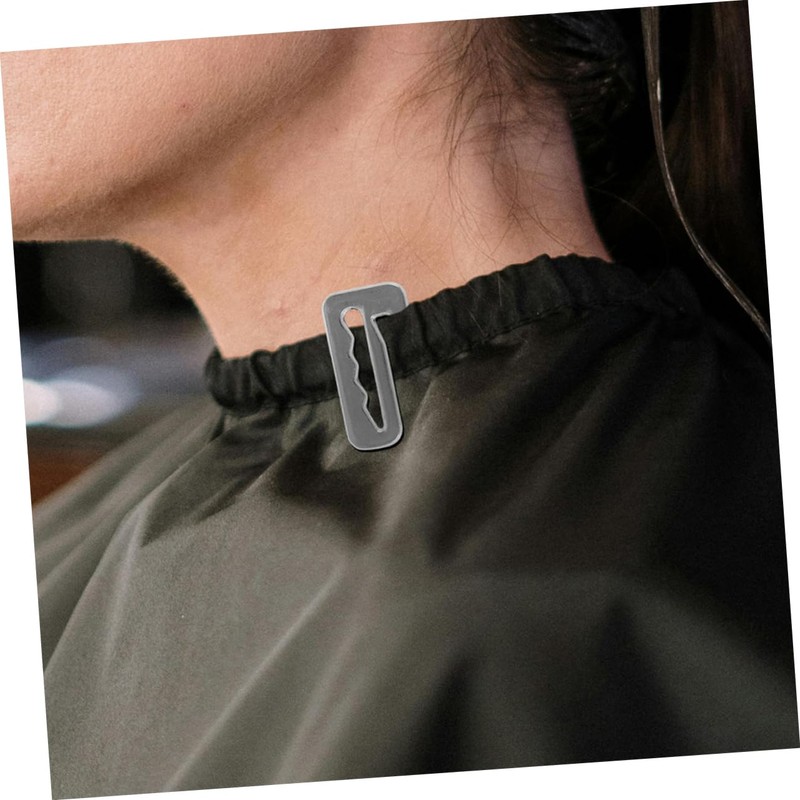 WOONEKY Salon Cape Buckles 12 Pack Replacement Hooks Barber Snap