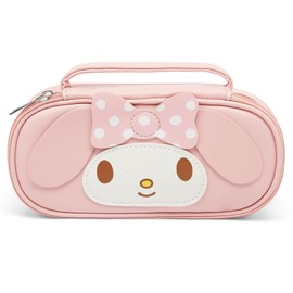 TiaJaMi Pencil Case for Girls, Cute Pencil Box Pouch with Zipper, Large Capacity Stationery Storage Organizer for School Supplies, Gifts for Her (Pink)