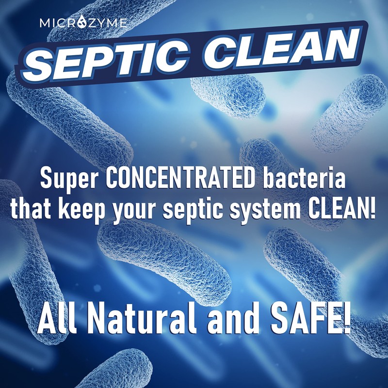 Microzyme SEPTIC CLEAN Tablets | Septic Tank Cleaner with Bacteria