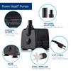 Alpine Corporation Outdoor Decor Power Head Pump for Large Fountains,