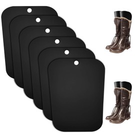 Enenes Boot Shaper Form Inserts, 12 Sheets (6 Pairs) Boot Shaper Support for Women and Men (14 inch, Black)