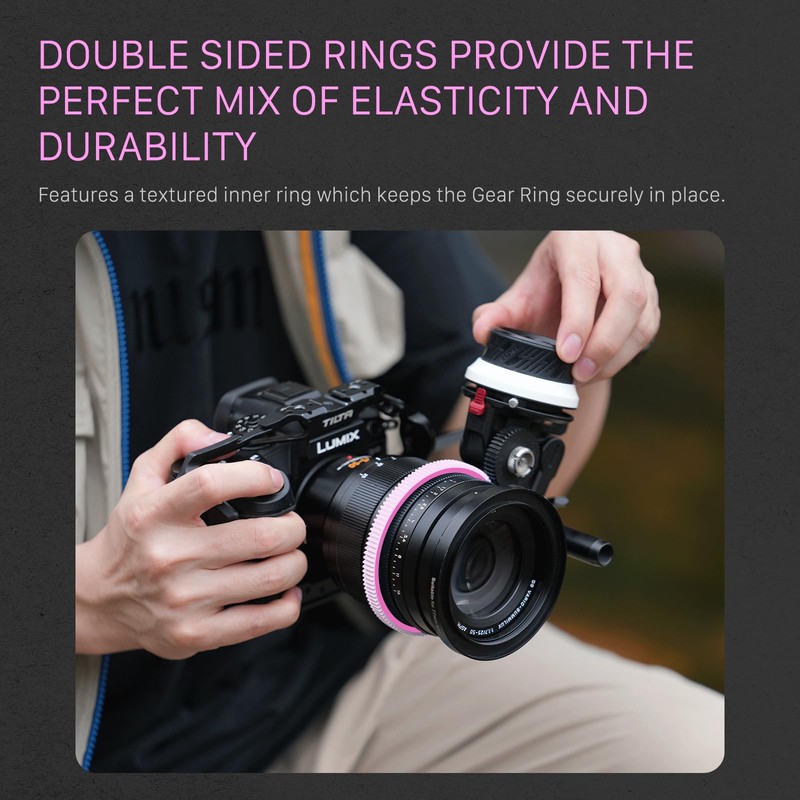 TILTA Universal Focus Gear Ring for Wireless or Mechanical Follow