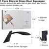Squeegee for Shower Glass Door, 11-Inch Shower Squeegee for Glass