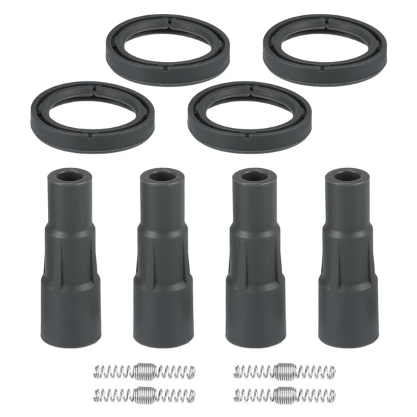 uxcell 4 Set Engine Ignition Coil Boot Kit No.19205156/9091902252/9091902258 Fit for Toyota Corolla 2009-2019 for Toyota Matrix 2009-2013
