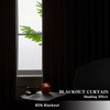 MAIHER Pinch Pleat Blackout Curtain, Thermal Insulated Room Darkening Drape,