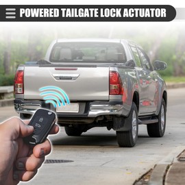 Motoforti Tailgate Door Liftgate Lock Actuator, Lock Trunk Latch Actuator, for Ford F150 2017-2021, Metal Plastic, Black