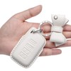 CUIBUKUG for Lexus Key fob Cover Genuine Leather with Keychain,Compatible