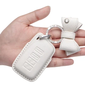 CUIBUKUG for Lexus Key fob Cover Genuine Leather with Keychain,Compatible with Lexus RX ES GS LS NX RS GX LX RC LC Smart Remote