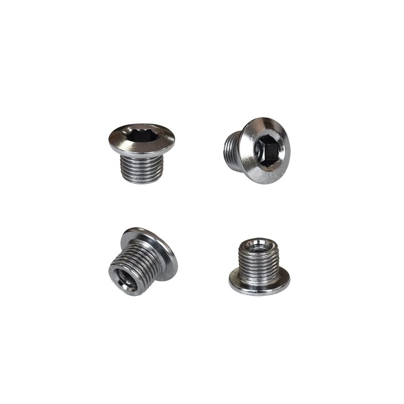 Pirhosigma 5 pcs for each Single/Double/Triple Chainring Bolts Screws Disc