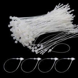 5 Inch Plastic Fastener Hang Tag Snap Lock, 5" Clear Pin Security Loop for Retail Store Clothing, Price Tags or Clothing Tags Accessory (3000 Pack)