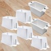 10 Pcs BE1 Electrical Outlet Box Extenders with 20PCS Screws,