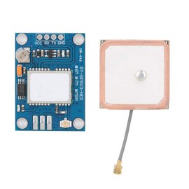 NEO-7M GPS Module, 9600 Baud Rate Satellite Positioning Module with Antenna, Support Ar duino GPS, Drone Microcontroller GPS Receiver