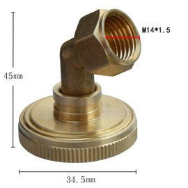 2 Pieces Brass Misting Nozzles, 8-Hole Adjustable Sprayer Nozzle Tips, Straight and Elebow High Pressure Spray Nozzle, Suitable for Replacing Backpack Sprayer Water Pump Orchard Garden Nozzle