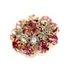 10 pcs Fancy Rhinestones Sewing Metal Shank Buttons for Coats