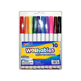 Liquimark Marker Set Fine Super Tip Pouch 10pc