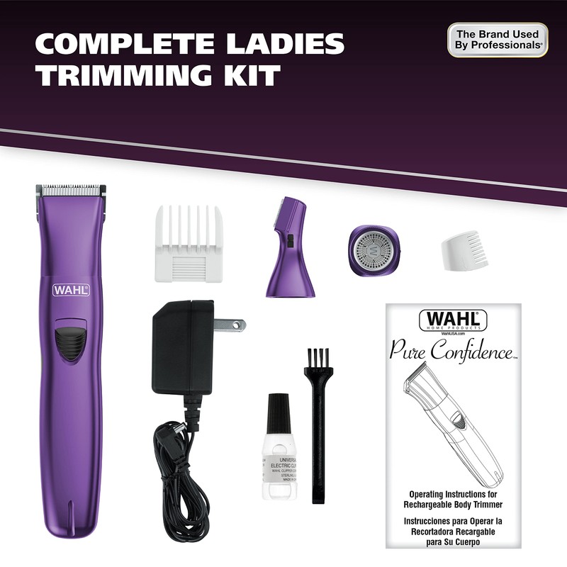 Wahl Pure Confidence Rechargeable Electric Trimmer, Shaver, & Detailer for