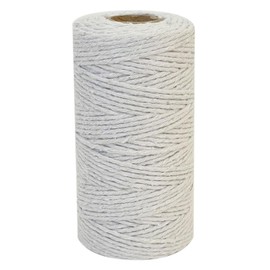 YAZHED Garden Twine,Coloured String Twine, 100M String Twine, 2MM Gift Wrapping String,tring for DIY Crafts, Gift Wrapping Christmas, Floristry and Gardening Decoration -White