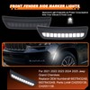 Vektoris LH+RH LED Side Marker Light Smoked Lens for 2021-2025