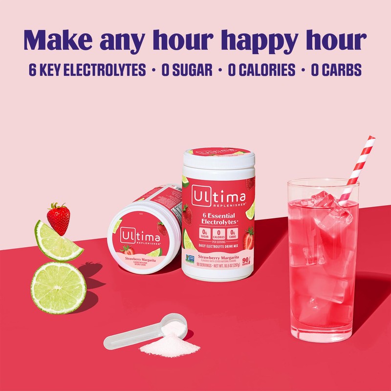 Ultima Replenisher Daily Electrolyte Powder Drink Mix – Sugar Free