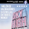 Maybelline Sky High Máscara de Pestañas, Longitud+Volumen 12H, Lavable, 6ml