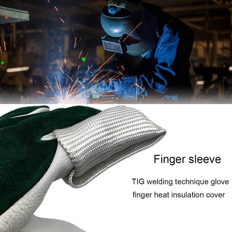 Hsthe Sea 2PCS Welding finger cover Welder protection TIG finger